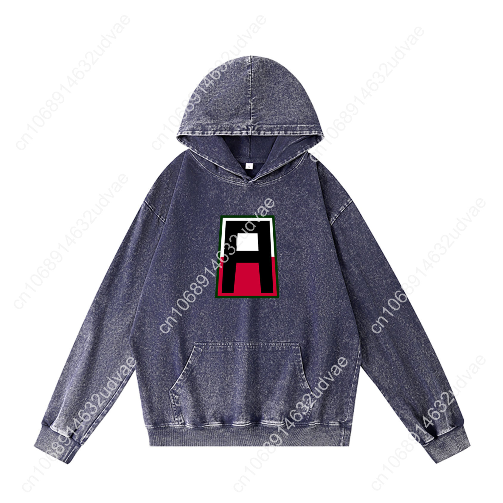 Hoodie Women Oversized - First Army Hoodies Retro Hooded Sweatshirt
