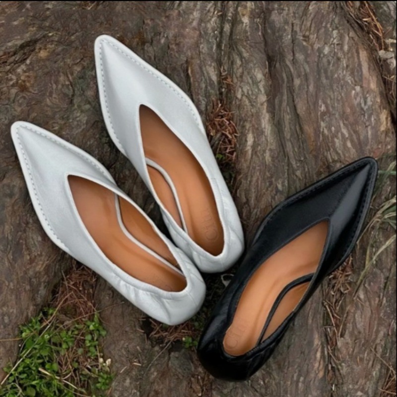 Women'S Fashion Walking Shoes - 2025 New Pointed Toe Single Shoes