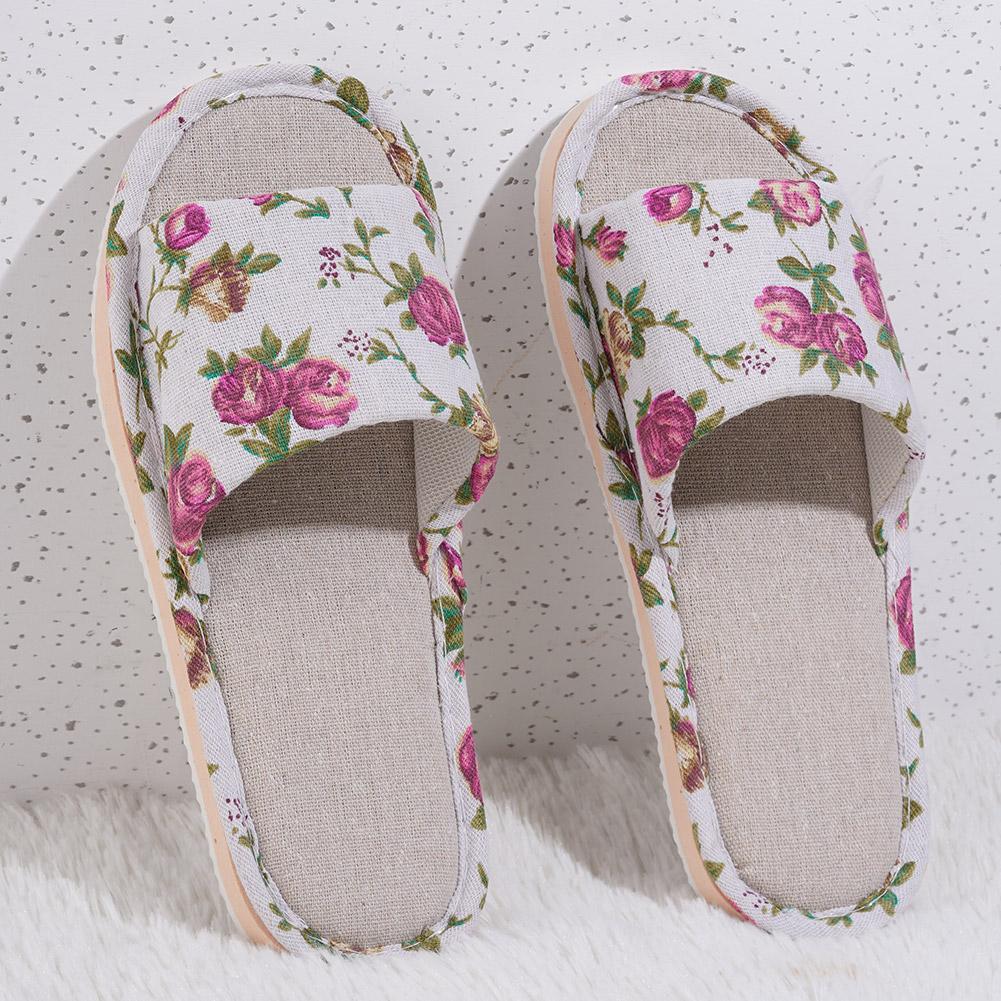 Women'S Fashion Walking Shoes - Comfortable Flax Slipper Fashion Slippers Casual