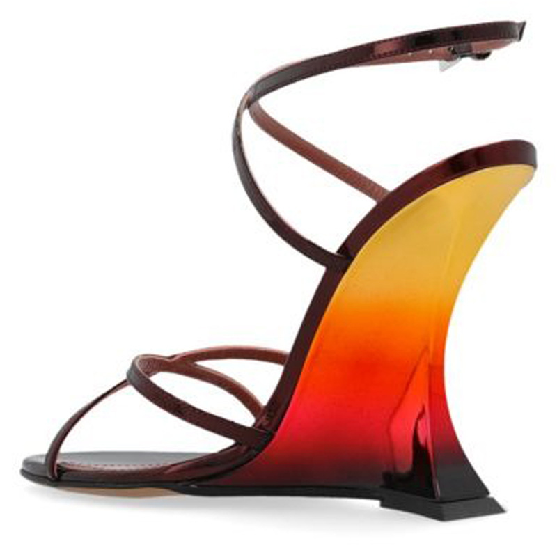 New Open Toe Cross Strap Gradi - Women'S Fashion Show review and price