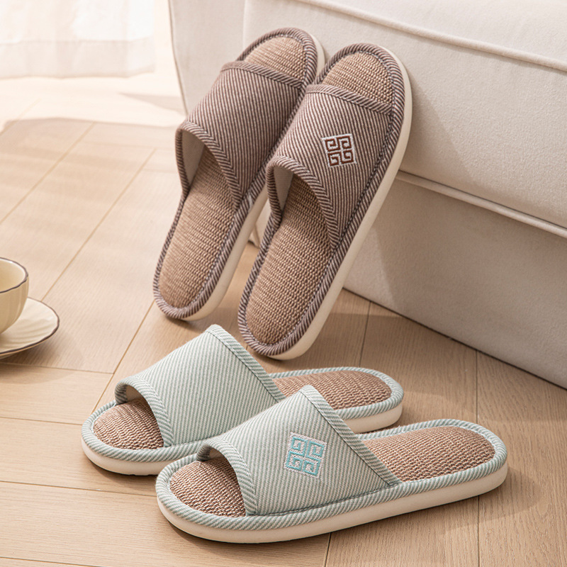 Linen Women Slippers Home Open - Women'S Fashion Walking Shoes review and price