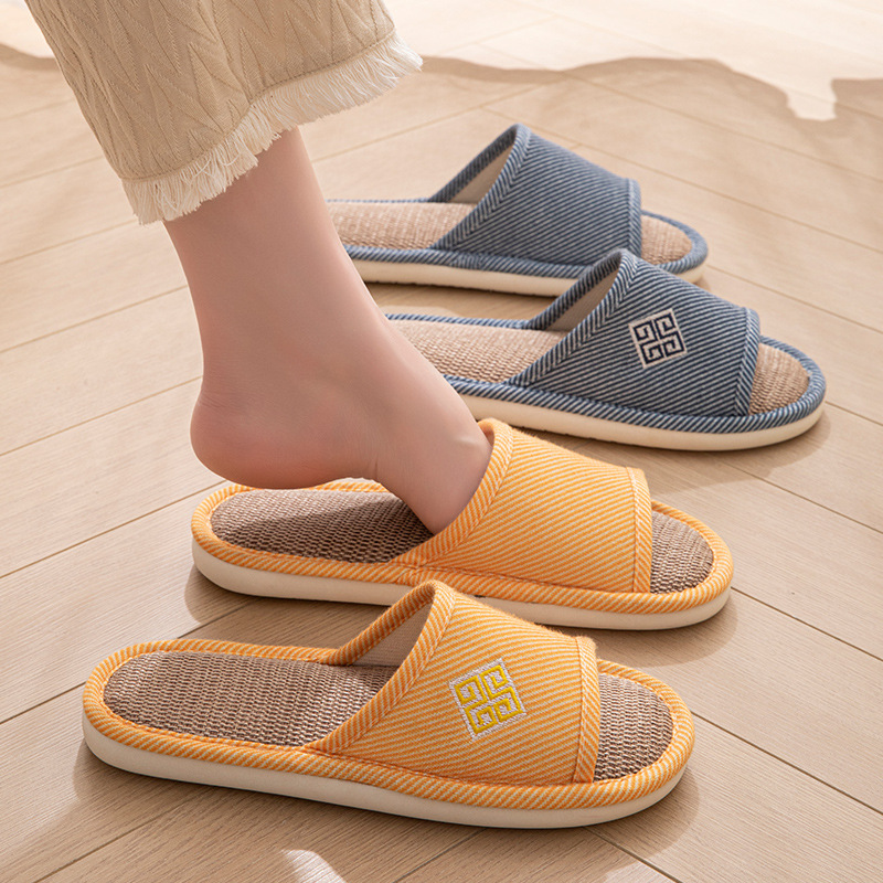 Linen Women Slippers Home Open - Women'S Fashion Walking Shoes review and price