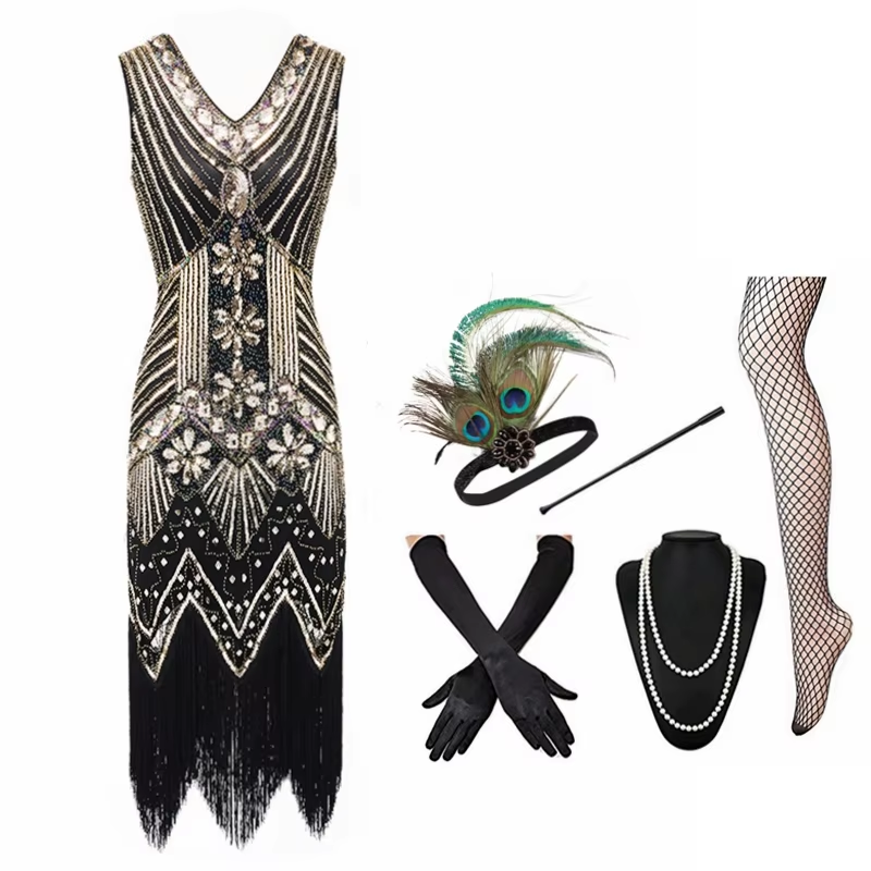 New XS-XXXL 1920s Vintage Gree - Women'S Fashion Roaring 20S review and price