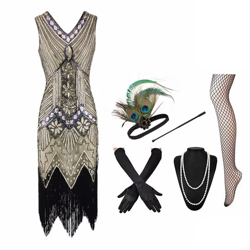New XS-XXXL 1920s Vintage Gree - Women'S Fashion Roaring 20S review and price