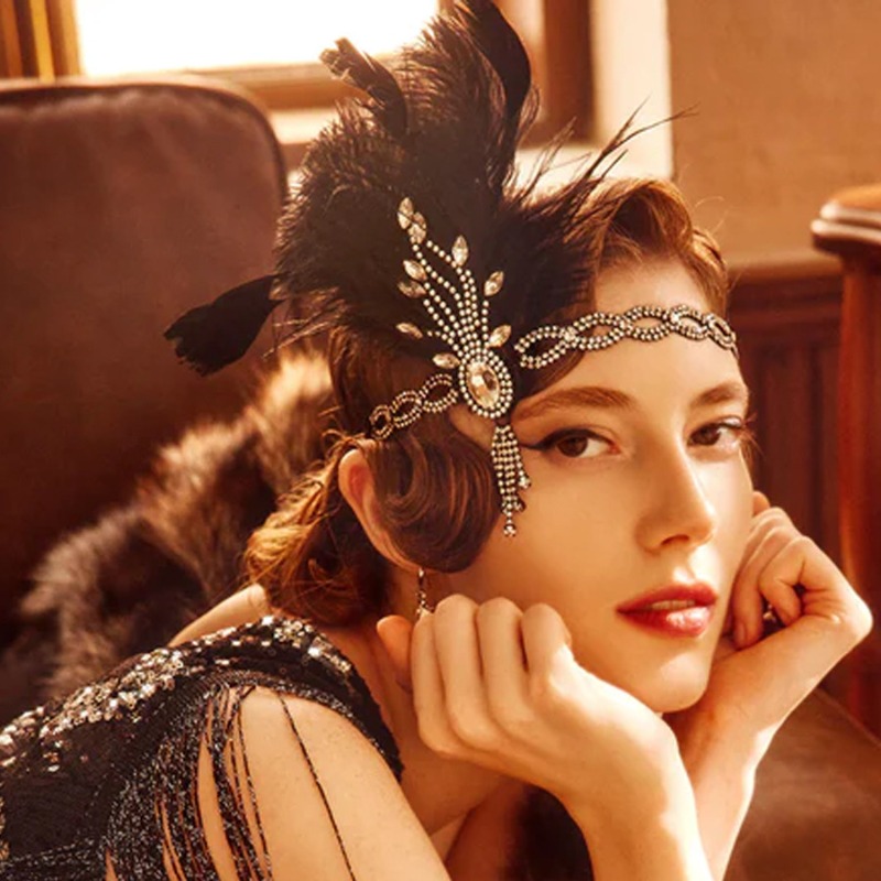 1920s Flapper Headband Hair Ac - Women'S Fashion Roaring 20S review and price