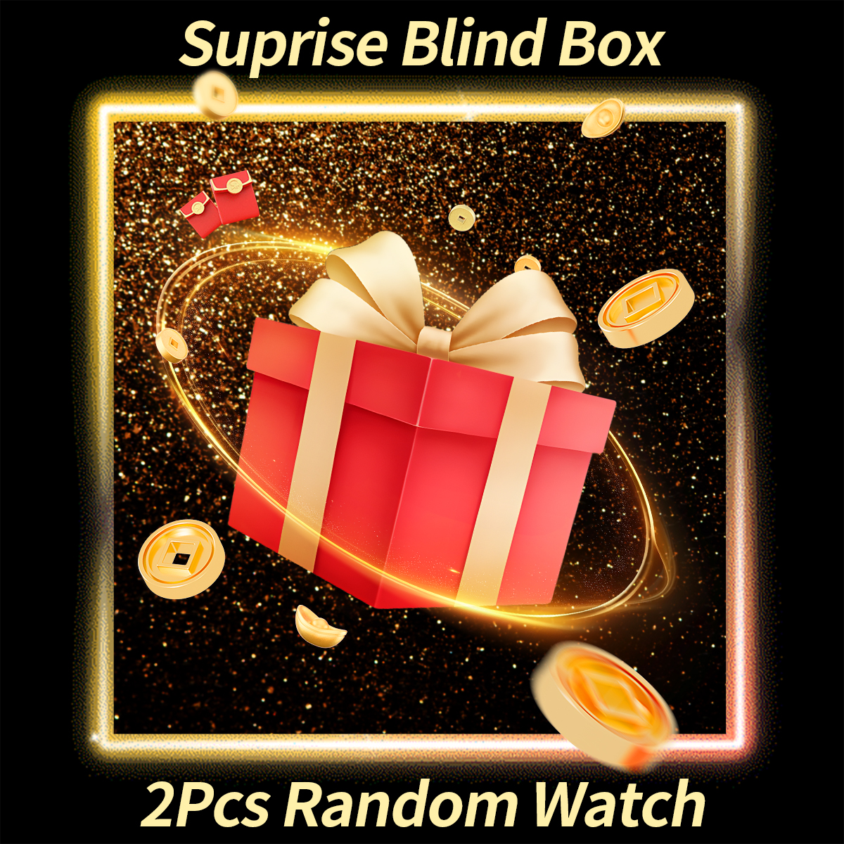 2PCS Surprise Mystery Box-Wome - Women'S Fashion Quartz Watch review and price