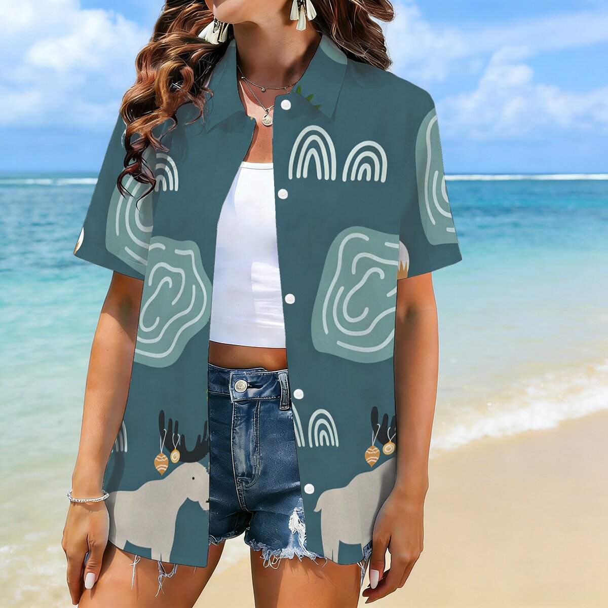 Fashion plus size women's shor - Women Fashion Fun review and price