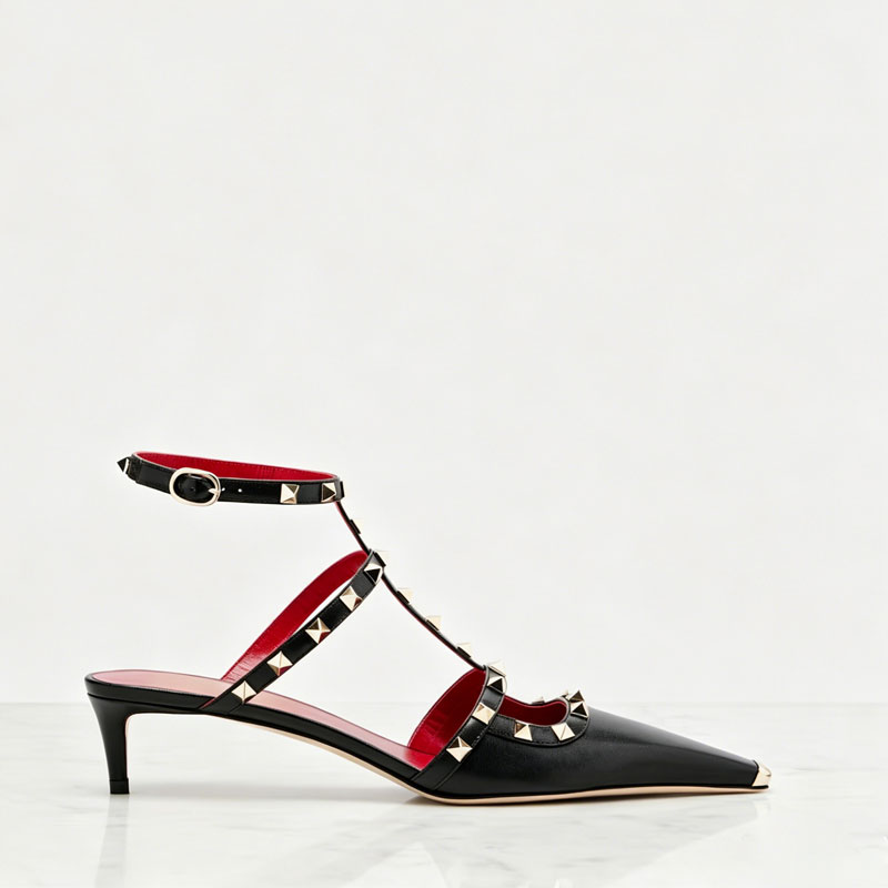 2026 Women's Rivet Low Heel Sq - Women'S Fashion Show review and price