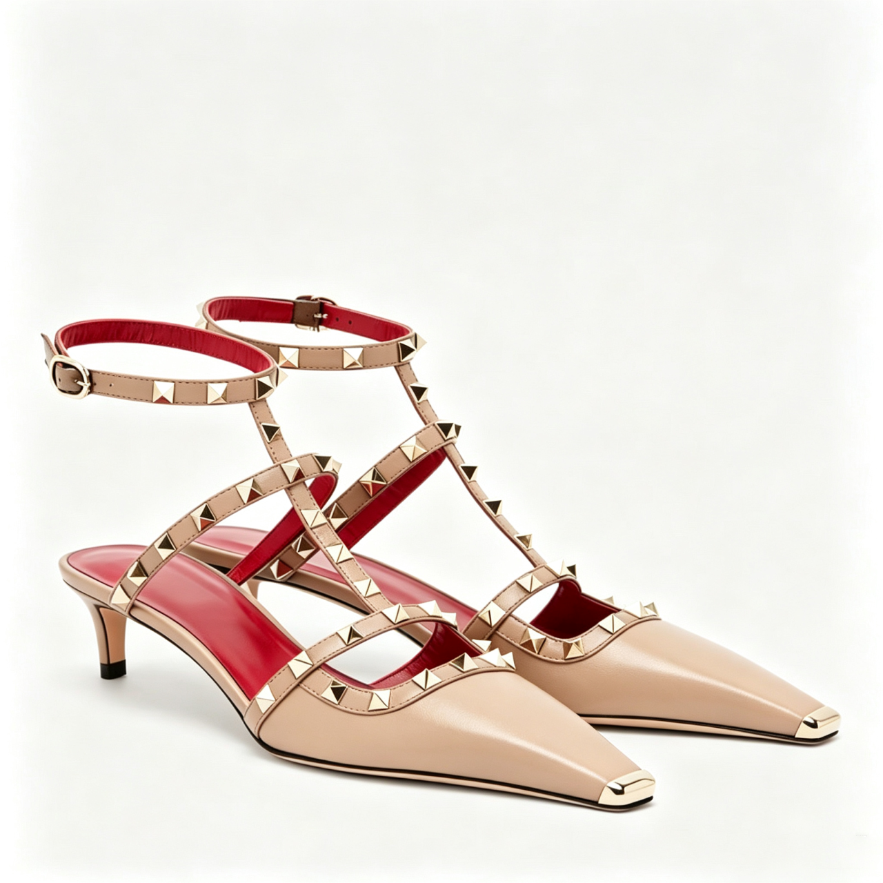 2026 Women's Rivet Low Heel Sq - Women'S Fashion Show review and price