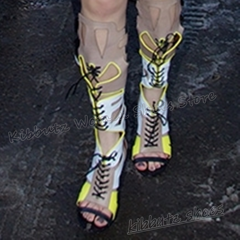 Sneaker Boot Knee High Lace-Up - Women'S Fashion Show review and price