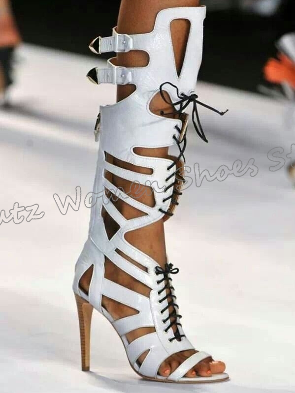 Sneaker Boot Knee High Lace-Up - Women'S Fashion Show review and price
