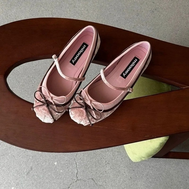 2026French Flat Bottomed Rotun - Women'S Fashion Walking Shoes review and price