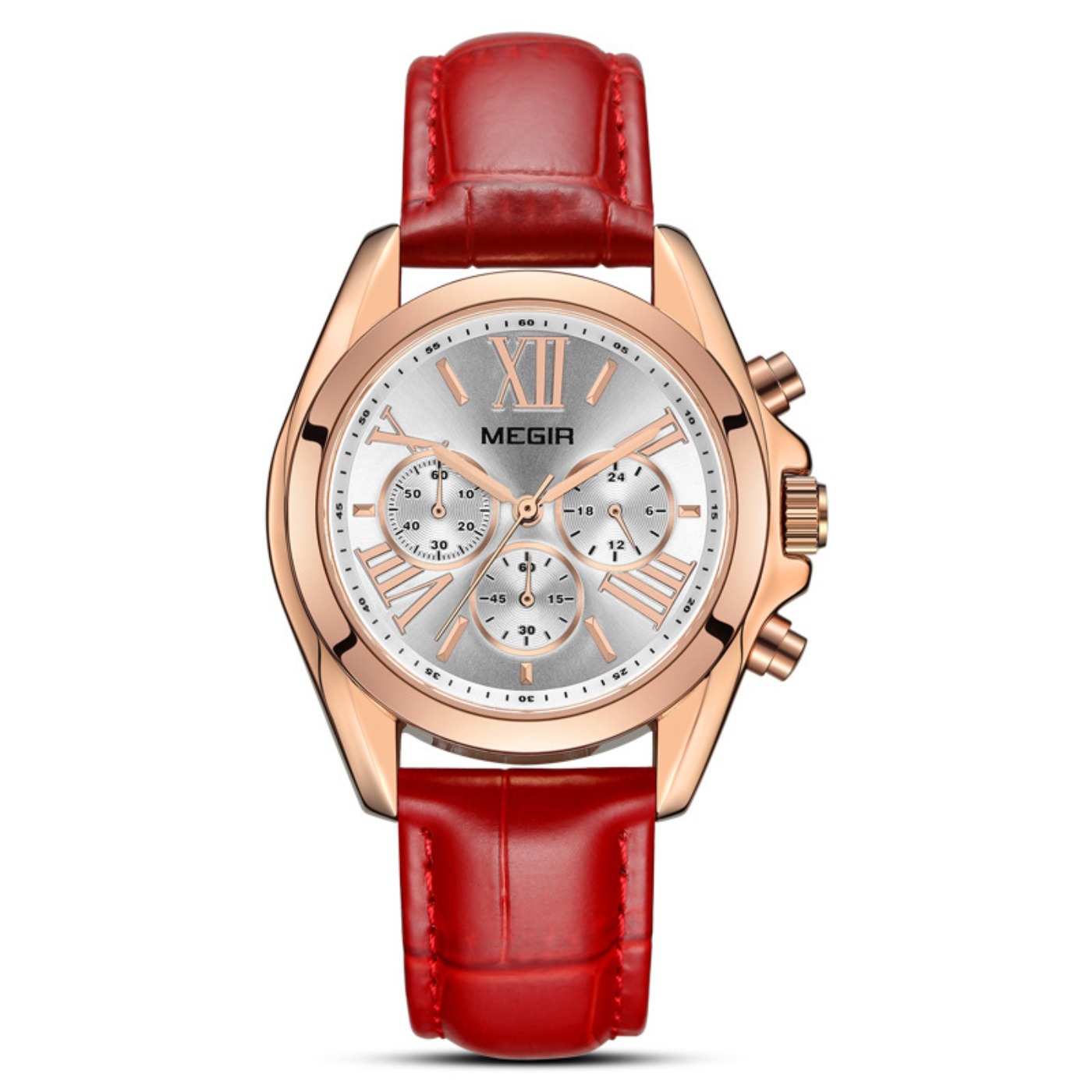 MEGIR New Luxury Leather Watch - Women Fashion Brand review and price