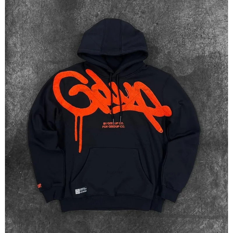 Colorful Retro Punk Letter Emb - Hoodie Women Oversized review and price
