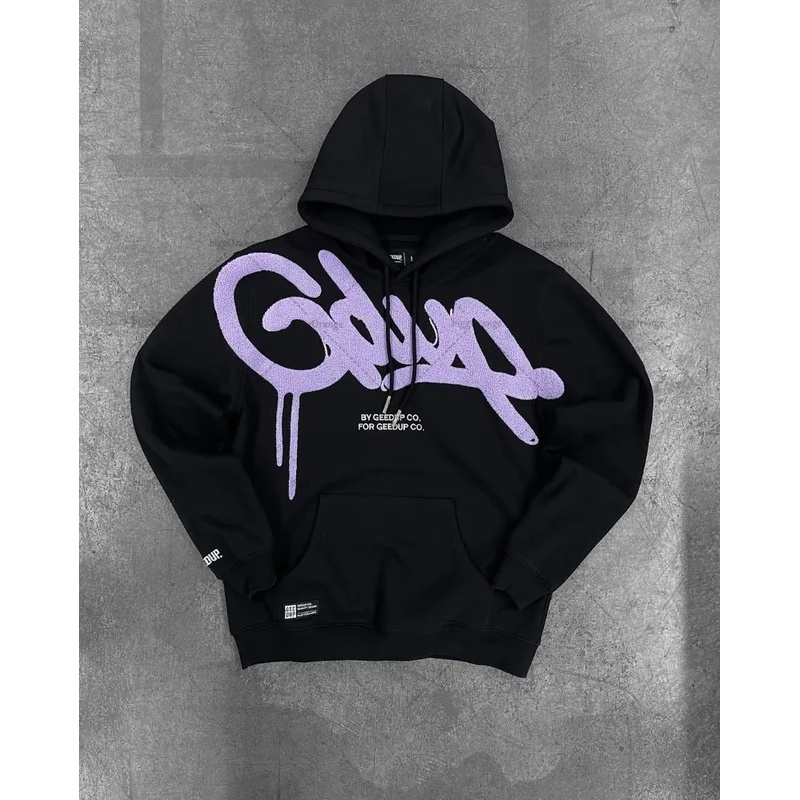 Colorful Retro Punk Letter Emb - Hoodie Women Oversized review and price