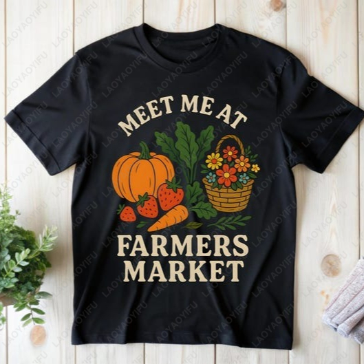 Meet Me At Farmers Market Tees - Women'S Fashion Market Size review and price
