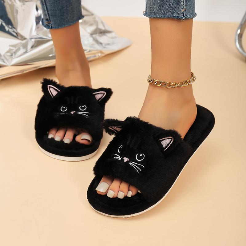 Casual Fluffy Women's Slippers - Women'S Fashion Walking Shoes review and price