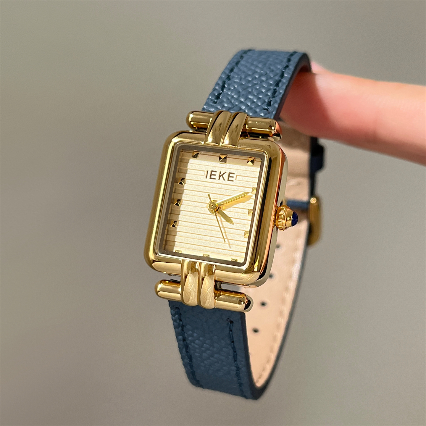 Golden T-shaped diamond watch  - Women'S Fashion Quartz Watch review and price