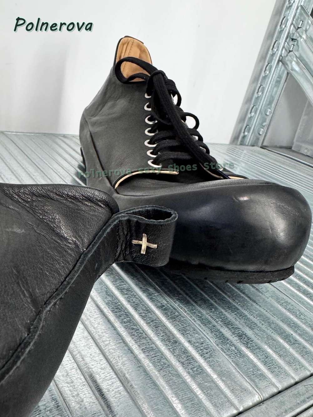 Cocked Round Toe Lace Up Loafe - Women'S Fashion Loafers review and price