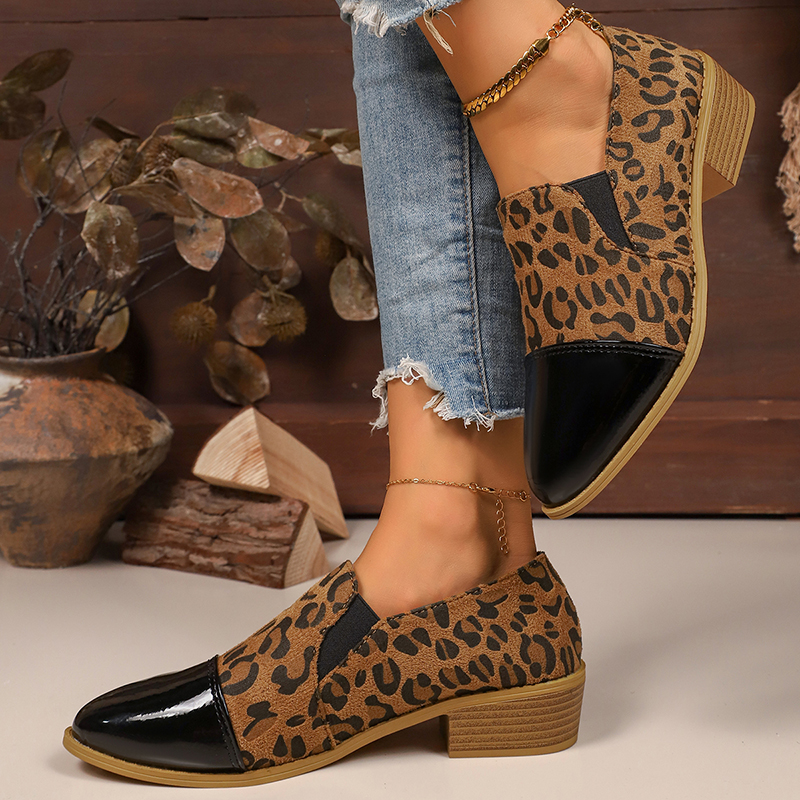 Leopard Printed Women's Low He - Women'S Fashion Loafers review and price